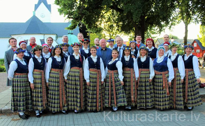 jauktais koris "Sidrabe" koncertē Engelholmā